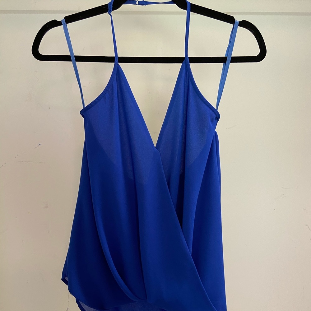 Royal Blue Halter Cami